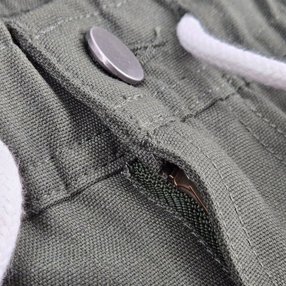 Woolly Longhaul Weekender Pants Men XL Green Drawstring Jogger Merino Wool Blend - Picture 5 of 12